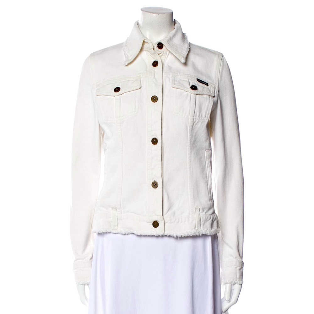 Dolce & Gabbana | White Denim Jacket